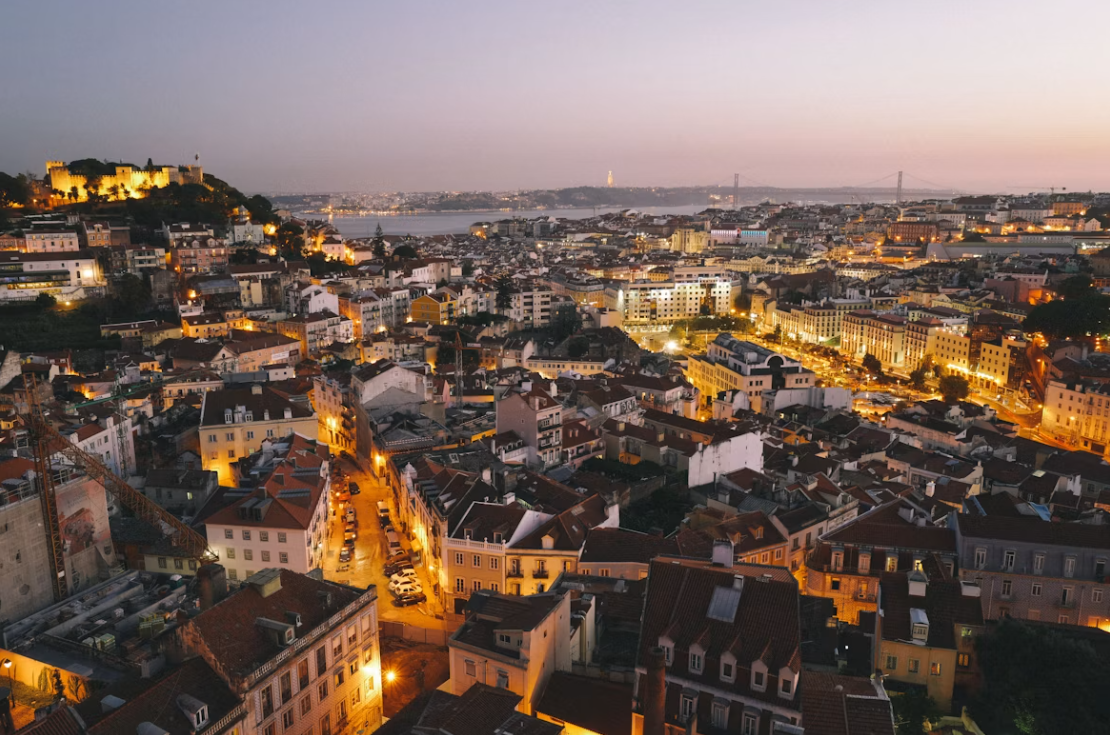Lisbon at dusk